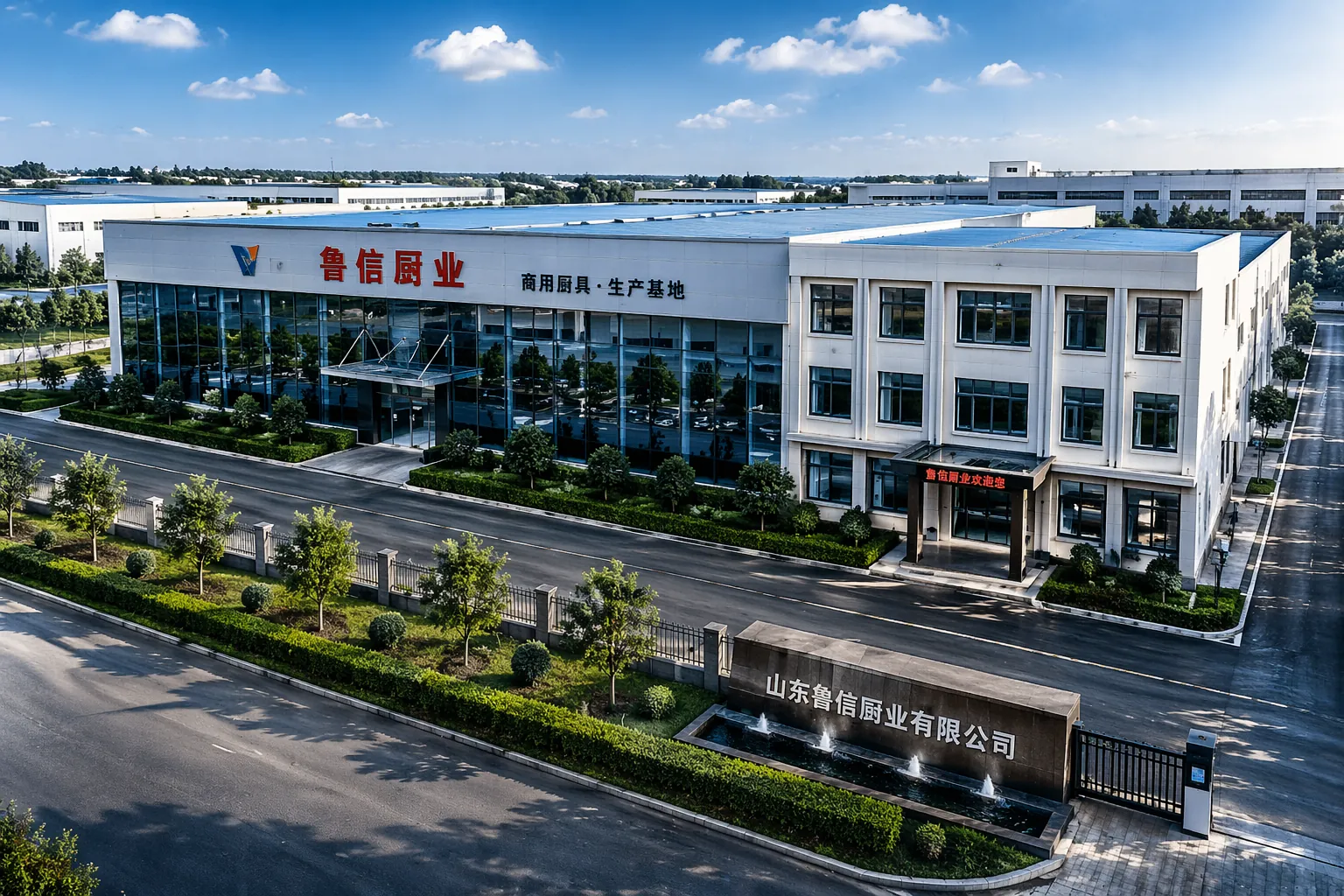 山东鲁信厨业有限公司厂区形象